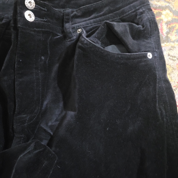 Suzannes black velvet pants 16P - Picture 5 of 10